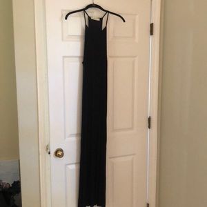 Black maxi dress
